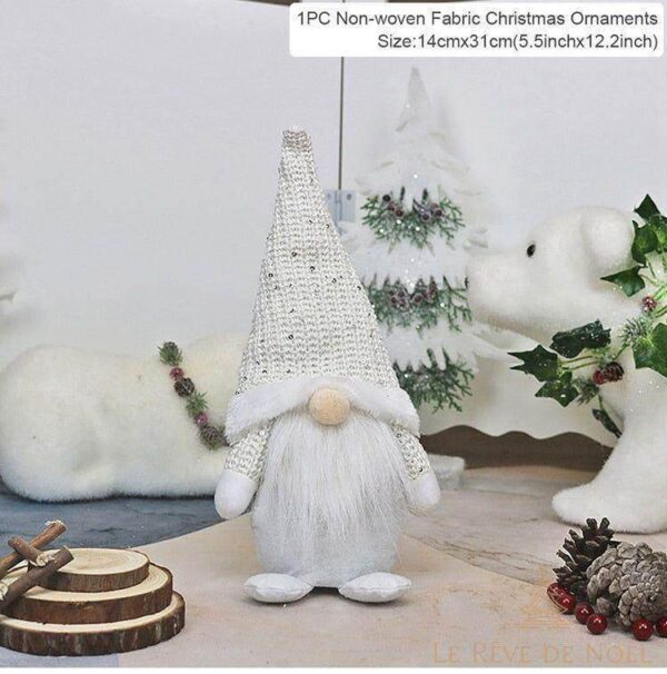 Petit Lutin blanc de noellumineux