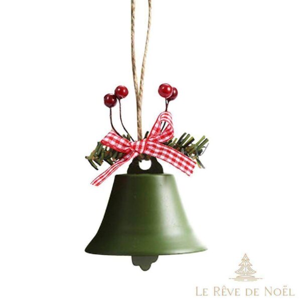 Cloche Verte de Noël éblouissante