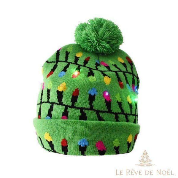 bonnet de Noël vert
