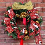 ruban élégant de noel