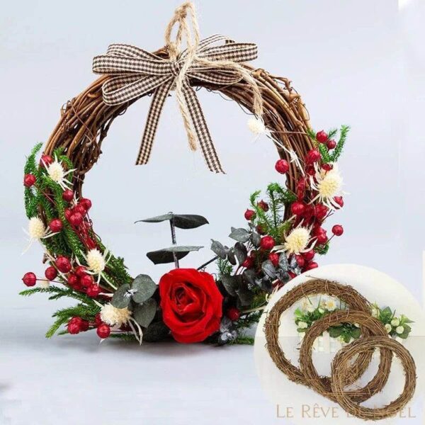 couronne de noël à décorer