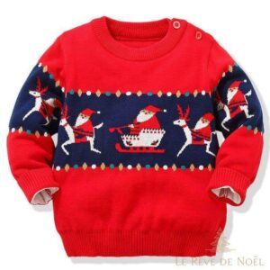 Pull de Noël enfant festif