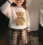 Tenue festive enfant avec motif ourson