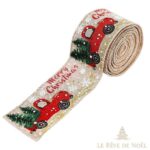 ruban de noel créatif