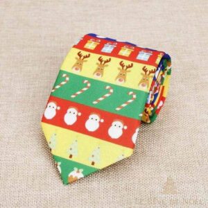 Cravate motif Noël élégante