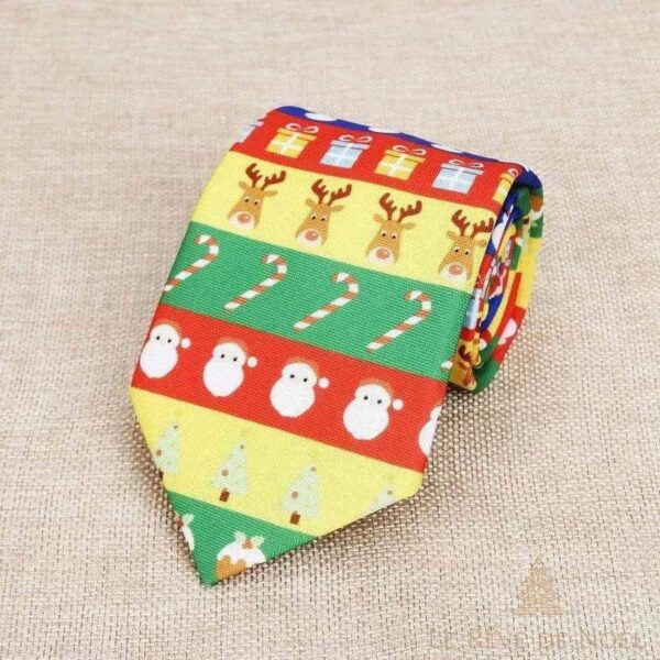 Cravate motif Noël élégante