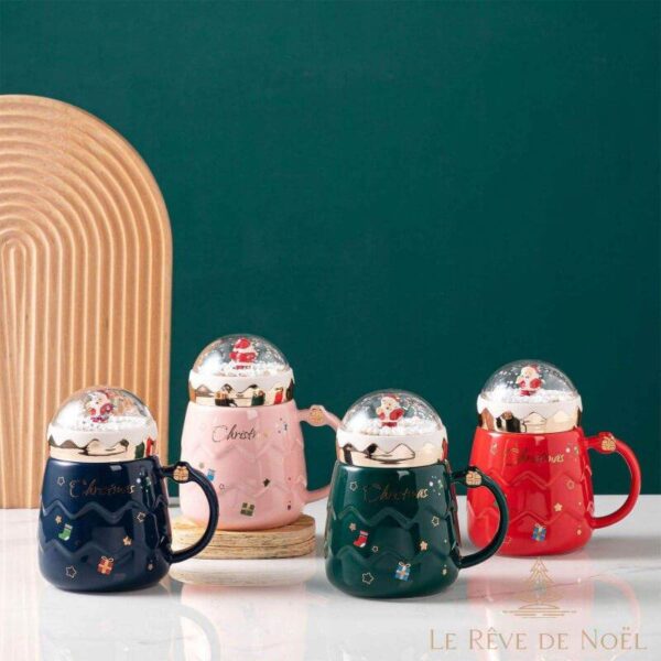 tasse de Noël pas cher rouge