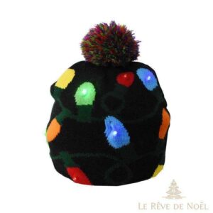 bonnet de Noël rigolo lumineux