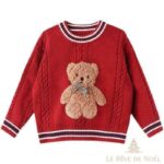 Pull d'ourson de Noël pour enfant