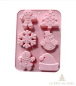 motifs de Noël en silicone
