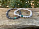bracelets spirituels en howlite et labradorite