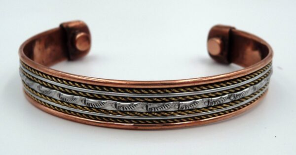 bracelet magnétique en cuivre