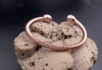 bracelet magnétique jonc en cuivre