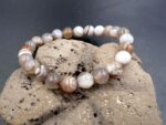 Bracelet élasticité Agate Botswana