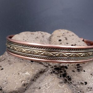 bracelet magnétique en cuivre pour rhumatismes