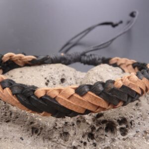 bracelet réglable ado ou homme en cuir véritable