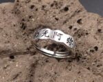 bague bouddhiste en argent
