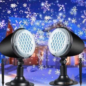 projecteur de noellumineux flocons