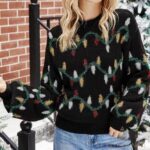 pull moche pour femme Noel