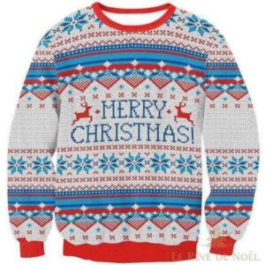 pull de Noël moche vintage