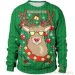 pull de Noël avec renne