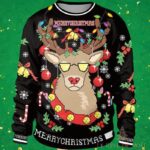 pull festif avec motif Renne