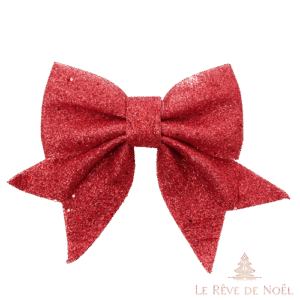 lot de 4 noeuds de noellumineux rouges
