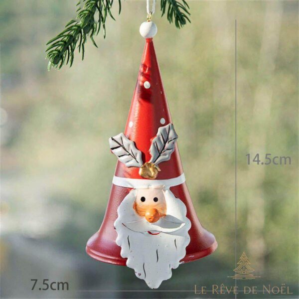 Cloche de Noël représentant le Père Noël