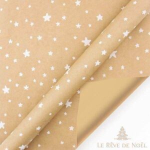 Papier cadeau de Noël Étoile