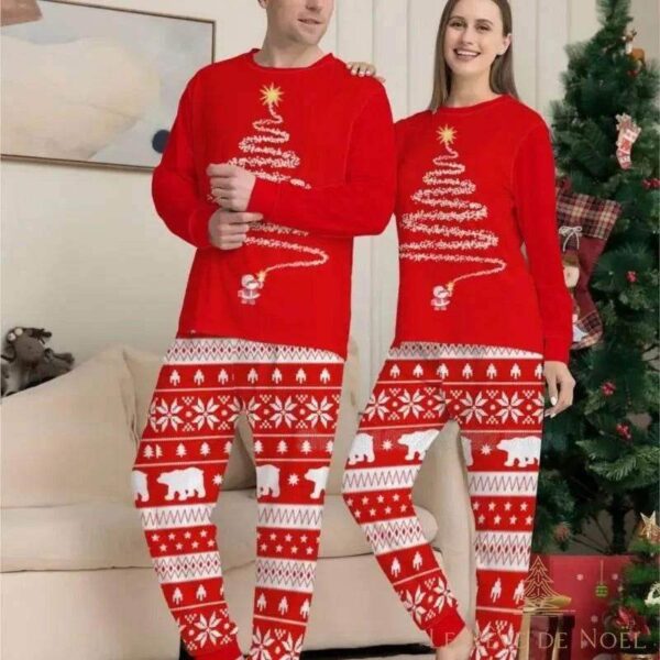 pyjama de Noël couple