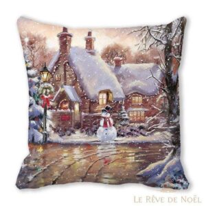 housse de coussin décor noël