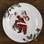 assiette de noel élégante