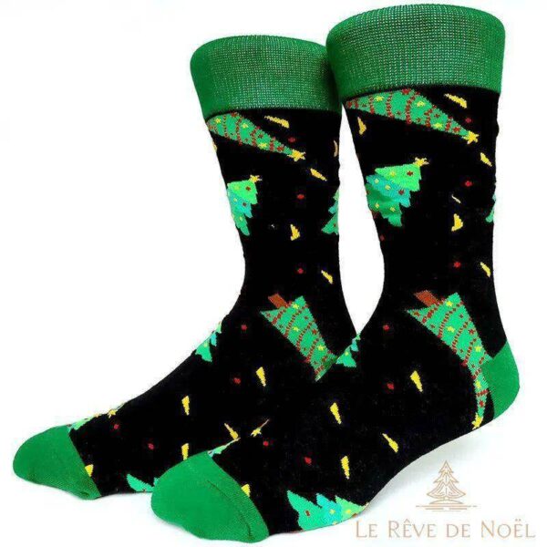 Chaussettes de Noël sapin de noël