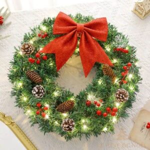 couronne de noel 60 cm