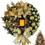 couronne de noellumineux 30 cm