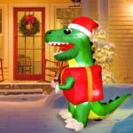 jouet gonflable dinosaure Noël