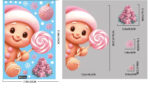 décorations festives stickers muraux Noël