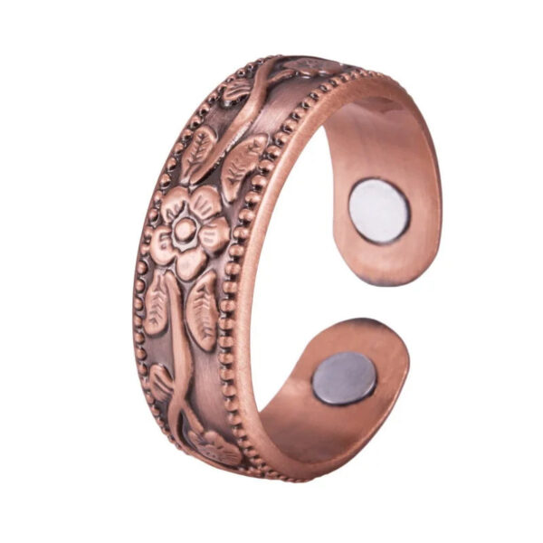 bague cuivre aimants anti-douleurs