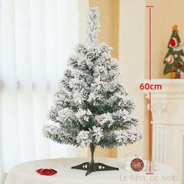 sapin de Noël artificiel blanc