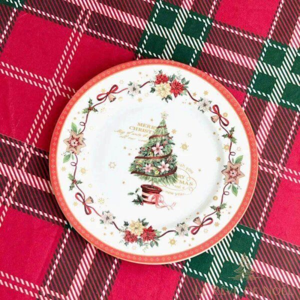 assiette festive de noellumineux