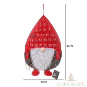 Calendrier de l'avent Gnome / lutin
