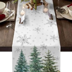 chemin de table Noël argent élégant