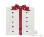 assiette à dessert de Noël élégante