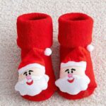 chaussettes bébé Noël colorées