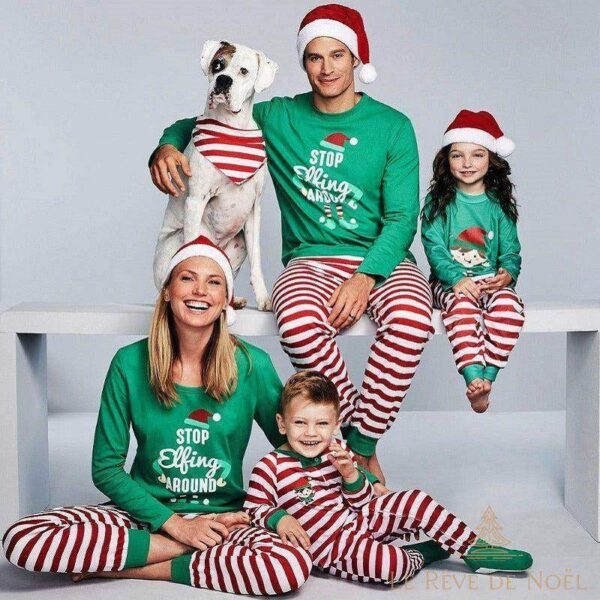 pyjama de Noël Lutin familial
