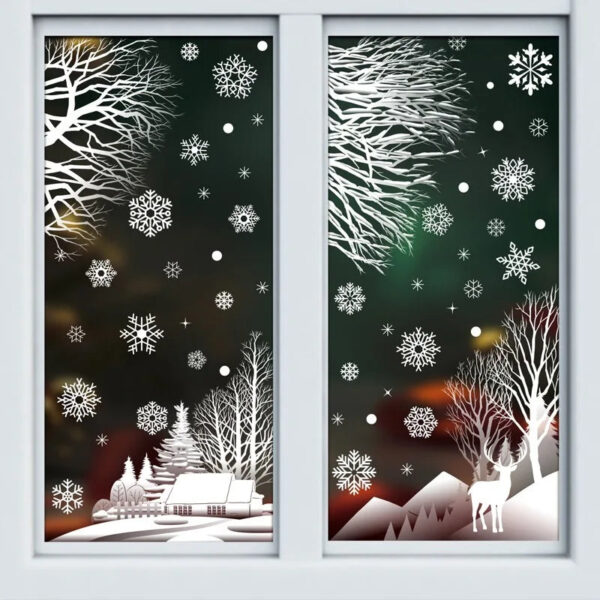 stickers Noël neige magique