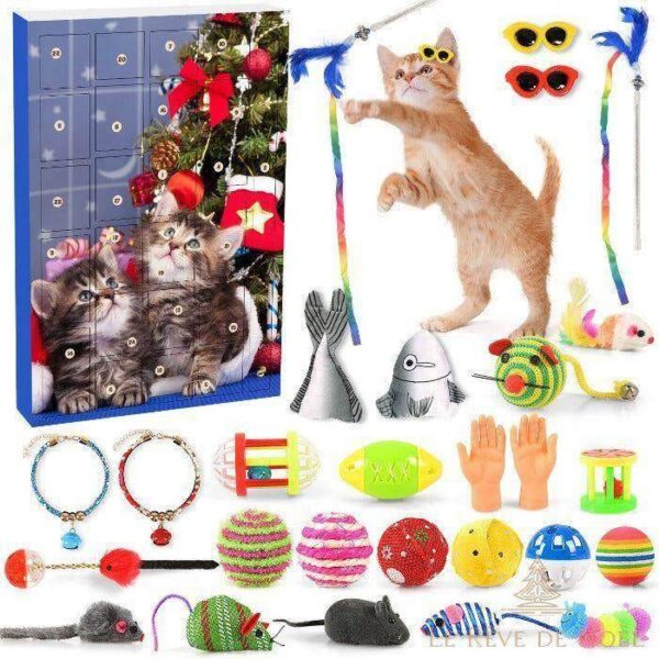Calendrier de l'avent pour chaton