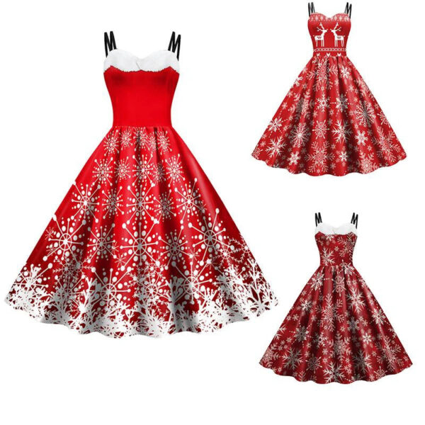 robe de Noël rouge