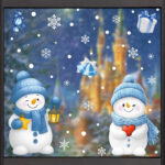 déco festive bonhomme de neige