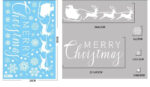 stickers déco flocons de Noël